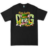 Black st patricks day dog mom Premium Tee - CowhideDigitalArt