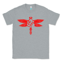 Heather Grey coheed and cambria dragonfly Classic Tee - artisFamous
