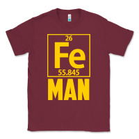 Burgundy fe man funny superhero for halloween Classic Tee - artisFamous