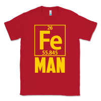 Red fe man funny superhero for halloween Classic Tee - artisFamous