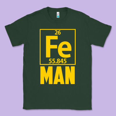 Fe Man Funny Superhero For Halloween Classic Tee Designed By Artisfamous