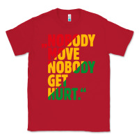 Red nobody move nobody get hurt Classic Tee - artisFamous