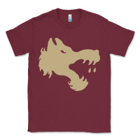 Burgundy The gray wolf of battletech Classic Tee - artisFamous
