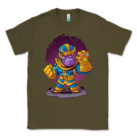 Army Green cartoons super hero Strong Hands Classic Tee - artisFamous