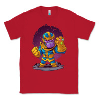 Red cartoons super hero Strong Hands Classic Tee - artisFamous