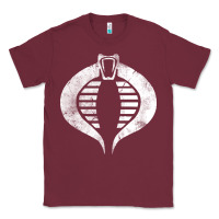 Burgundy vintage cobra symbol Classic Tee - artisFamous