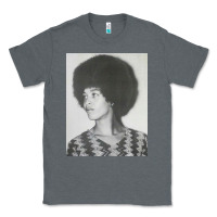 Charcoal Heather angela davis speaking Classic Tee - artisFamous