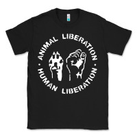 Black animal liberation Classic Tee - artisFamous