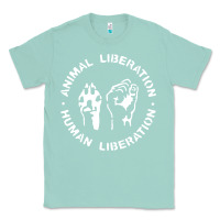 Seafoam animal liberation Classic Tee - artisFamous