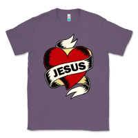 Lavender jesus love Classic Tee - artisFamous