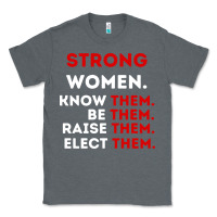 Charcoal Heather strong women know them be them Classic Tee - artisFamous