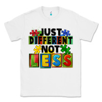 White just different not less Classic Tee - FaDigitalArtStudio