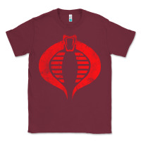 Burgundy vintage cobra symbol Classic Tee - artisFamous
