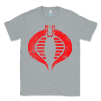 Heather Grey vintage cobra symbol Classic Tee - artisFamous