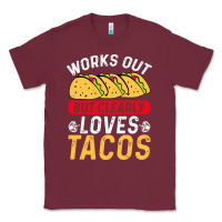 Burgundy tacos work out gym gift classic Classic Tee - artisFamous