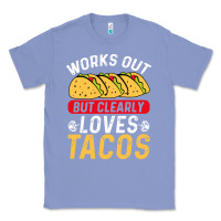 Colony Blue tacos work out gym gift classic Classic Tee - artisFamous