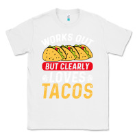 White tacos work out gym gift classic Classic Tee - artisFamous