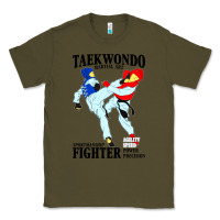Army Green taekwondo sport art Classic Tee - artisFamous