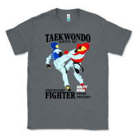 Charcoal Heather taekwondo sport art Classic Tee - artisFamous