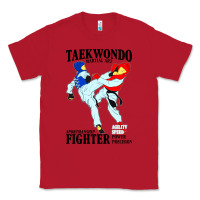 Red taekwondo sport art Classic Tee - artisFamous