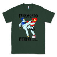 Sports Green taekwondo sport art Classic Tee - artisFamous
