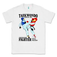 White taekwondo sport art Classic Tee - artisFamous