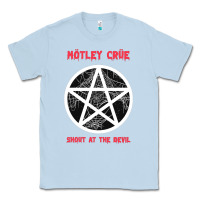 Dusty Blue shout at the devil Classic Tee - artisFamous