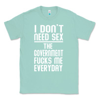 Seafoam the government fucks me everyday Classic Tee - artisFamous