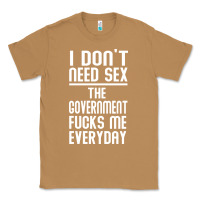 Toasted Coconut the government fucks me everyday Classic Tee - artisFamous
