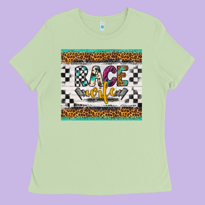 Race Wife Ladies Tee Designed By Artiststas