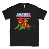 Black he man and battle cat Classic Tee - artisFamous