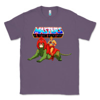 Lavender he man and battle cat Classic Tee - artisFamous