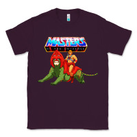 Plum he man and battle cat Classic Tee - artisFamous