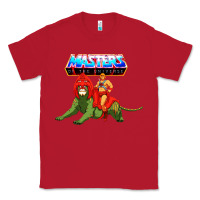 Red he man and battle cat Classic Tee - artisFamous