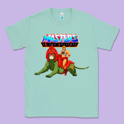 He Man And Battle Cat Classic Tee Designed By Artisfamous
