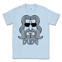 Dusty Blue dude the big lebowski Classic Tee - artisFamous