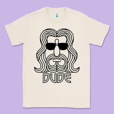 Dude The Big Lebowski Classic Tee Designed By Artisfamous