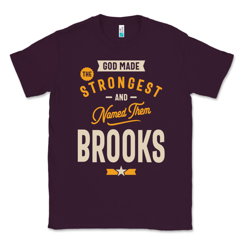 Brooks Personalized Name Birthday Gift Classic Tee by artisFamous | Teevron