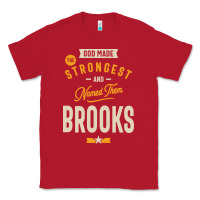 Red Brooks Personalized Name Birthday Gift Classic Tee - artisFamous