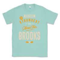 Seafoam Brooks Personalized Name Birthday Gift Classic Tee - artisFamous