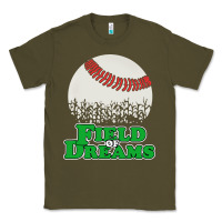 Army Green field of dreams Classic Tee - artisFamous