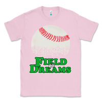 Bubblegum Pink field of dreams Classic Tee - artisFamous