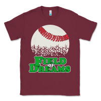 Burgundy field of dreams Classic Tee - artisFamous