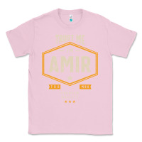 Bubblegum Pink Amir Personalized Name Birthday Gift Classic Tee - artisFamous