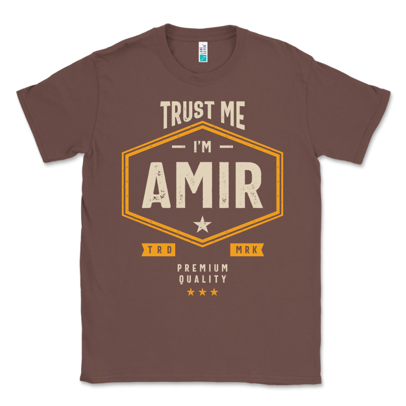 Amir Personalized Name Birthday Gift Classic Tee by artisFamous | Teevron