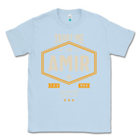 Dusty Blue Amir Personalized Name Birthday Gift Classic Tee - artisFamous