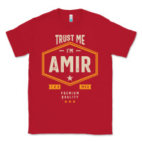Red Amir Personalized Name Birthday Gift Classic Tee - artisFamous
