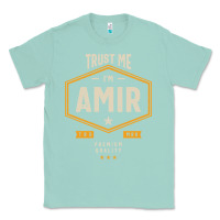 Seafoam Amir Personalized Name Birthday Gift Classic Tee - artisFamous