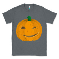 Charcoal Heather pumpkin Classic Tee - artisFamous