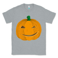 Heather Grey pumpkin Classic Tee - artisFamous